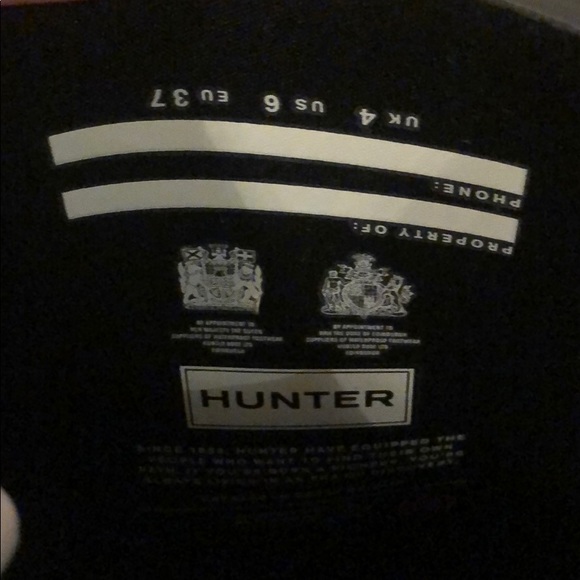 Hunter tall rain boots - Picture 4 of 4